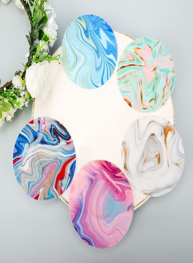 XIHIRCD 25pcs Sensor Covers for Libre 2/3, Waterproof Adhesive Patches Blood Glucose Monitor Patch Sensor Stickers CGM Overpatch Tape Compatible with Libre (Marble Gradient, 5 Styles) - Image 3